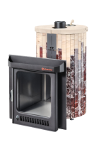  Банная печь Фёрингер Ламель Макси (Россо Леванте+"Окаменевшее дерево")