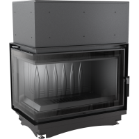  Чугунная топка Kratki Oliwia BS DECO (угловая, стекло слева) 