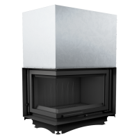  Чугунная топка Kratki Oliwia BS G(угловая, стекло слева, с подъемом) 