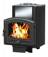  Чугунная банная печь Везувий Сенсация Антрацит 22 (224)