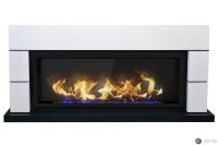 Биокамин Zefire в линейном портале Сабрин со стемалитом