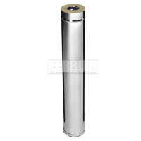 Труба сэндвич Феррум L-1000 (430/0,8 + нерж) диам.150х210