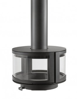 Дровяной камин ROCAL RONDE CENTRAL подвесной стальной Дровяной камин ROCAL RONDE CENTRAL подвесной стальной