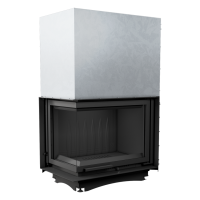  Чугунная топка Kratki Amelia BS G (угловая, стекло слева, с подъемом)