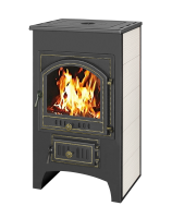  Печь-камин Везувий ПК-01(205) (в бежевой плитке)