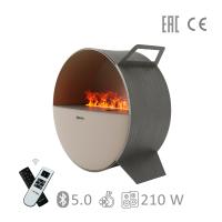 Паровой камин Airtone Unio с аудиосистемой (белый крем)