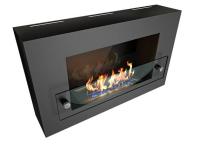 Биокамин Zefire Orion 600 (черный со стеклом и стемалитом)