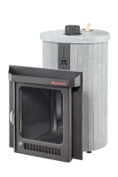  Банная печь Фёрингер Ламель Оптима ("Серый велюр" наборный)