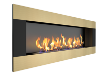 Биокамин Zefire Elliot horizontal 1800 латунный