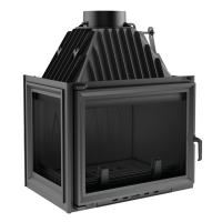  Чугунная топка Kratki Zuzia (угловая, стекло слева)