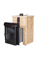  Банная печь Фёрингер Ламель Квадра ("Окаменевшее дерево" наборный)