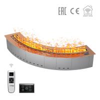 Паровой камин Airtone Vepo Radial 1000 мм (розовое золото зеркало)