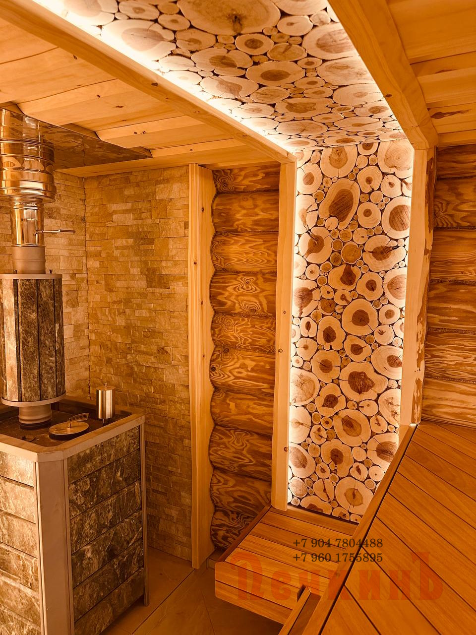 Услуга по отделке саун и бань