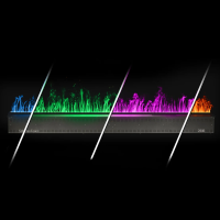 Встраиваемый электрический Schönes feuer 3D-камин FireLine 600 RGB (черная панель)