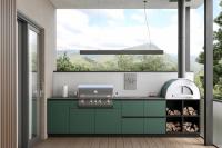 Кухня Astov BBQ № 19 (ширина 3500 мм)(готовое решение)