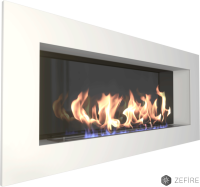 Биокамин Zefire Elliot 1500 белый со стемалитом