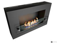 Биокамин Zefire Orion 600 (черный со стеклом)