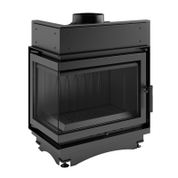  Чугунная топка Kratki Maja BS (угловая, стекло слева)