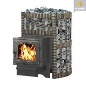  Чугунная банная печь Везувий Легенда ковка 12 (260)