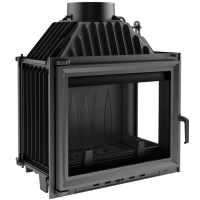  Чугунная топка Kratki Maja (угловая, стекло справа)