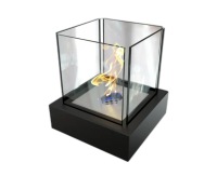 Биокамин Zefire Quant metall черный