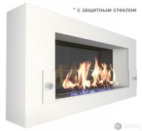 Биокамин Zefire Orion 900 (белый со стеком и стемалитом)