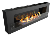 Биокамин Zefire Orion 1200 (черный со стеклом и стемалитом)