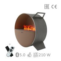 Паровой камин Airtone Unio с аудиосистемой (темная пудра)