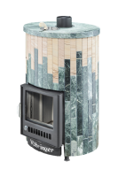  Банная печь Фёрингер Ламель Уют 25 (Змеевик+"Окаменевшее дерево")