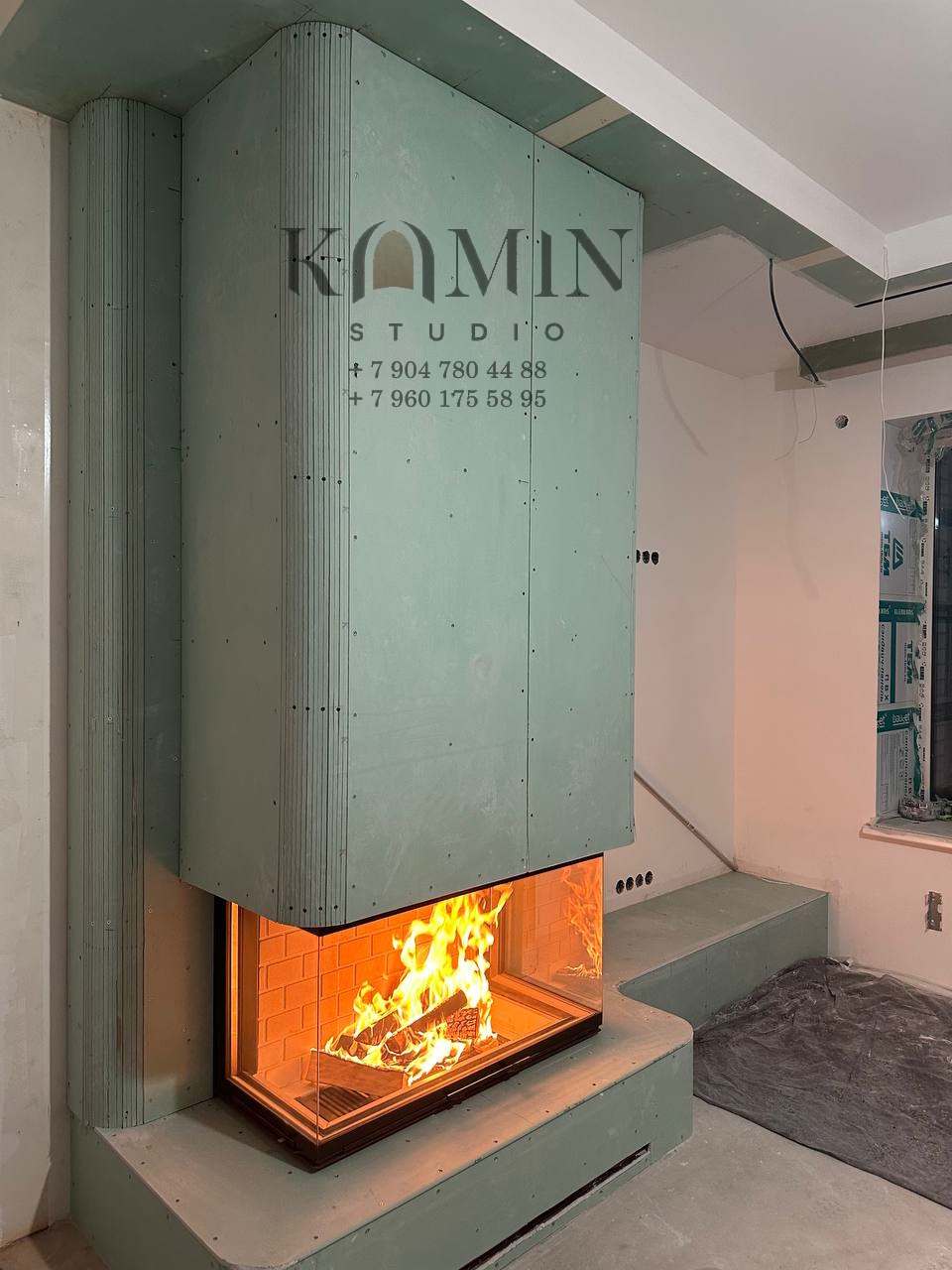 Установка каминов и печей под ключ