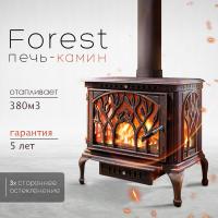  Печь-камин Loki Forest Bronze