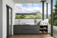 Кухня Astov BBQ № 4 (ширина 3300 мм)(готовое решение)