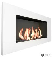 Биокамин Zefire Elliot 900 с белой рамкой