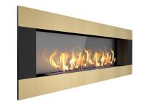 Биокамин Zefire Elliot horizontal 1800 латунный со стемалитом