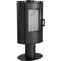  Печь-камин Kratki Koza AB S DR O N (на ноге, поворотный механизм)) 