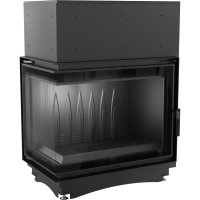  Чугунная топка Kratki Amelia BS DECO (угловая, стекло слева)