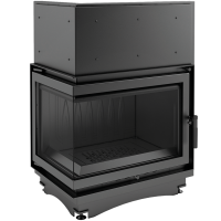  Чугунная топка Kratki Zuzia BS (угловая, стекло слева)