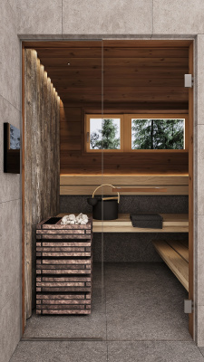  Электрическая печь для бани и сауны Sangens W12B 