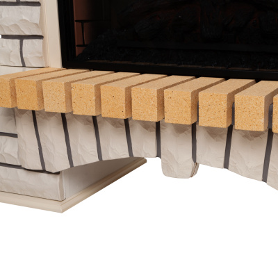 Портал для электрокамина Country 25,5/26 WT Белый дуб