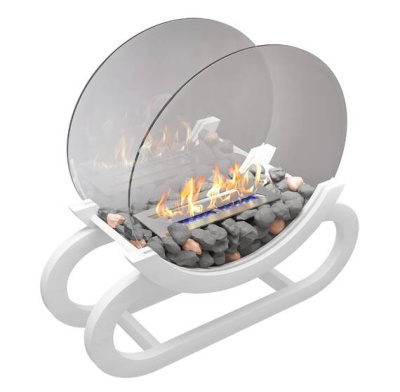 Биокамин Zefire Iris Ellipse (светлый)