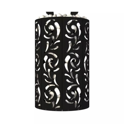  Банная печь Grill'D Violet Window Max (длинный выноc)