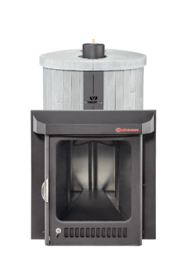  Банная печь Фёрингер Ламель Оптима ("Серый велюр" наборный)