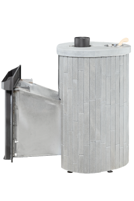  Банная печь Фёрингер Ламель Оптима ("Серый велюр" наборный)