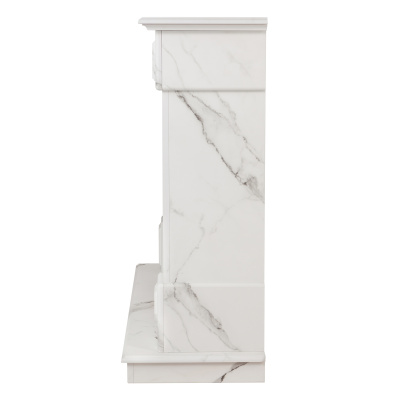 Портал для электрокамина Carolina 25,5 WT Мрамор белый