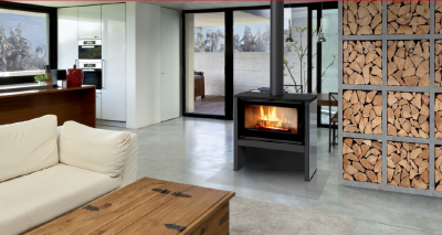  Печь-камин Kratki Koza Juno 12 B (Коза Джуно, белая) 