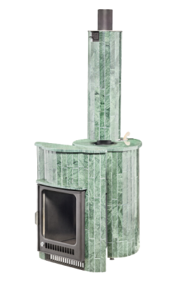  Банная печь Фёрингер Ламель Оптима (Верде Гватемала наборный)