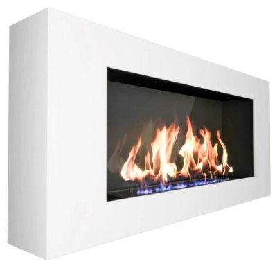 Биокамин Zefire Orion 900 (с белой рамкой со стемалитом) Биокамин Zefire Orion 900 (с белой рамкой со стемалитом)