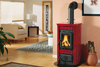  Печь La Nordica Gaia (бордовый/бежевый/кремовый)