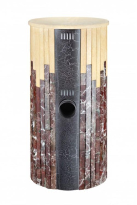  Печь Фёрингер отопительно-варочная "Лада" Россо Леванте/Окаменевшее дерево