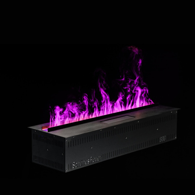 Встраиваемый электрический Schönes feuer 3D-камин FireLine 800 RGB (черная панель)